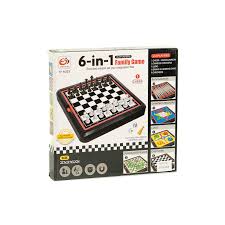 juego de mesa magnetico 6en1